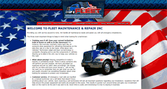 Desktop Screenshot of fleetmaintenancerepair.com